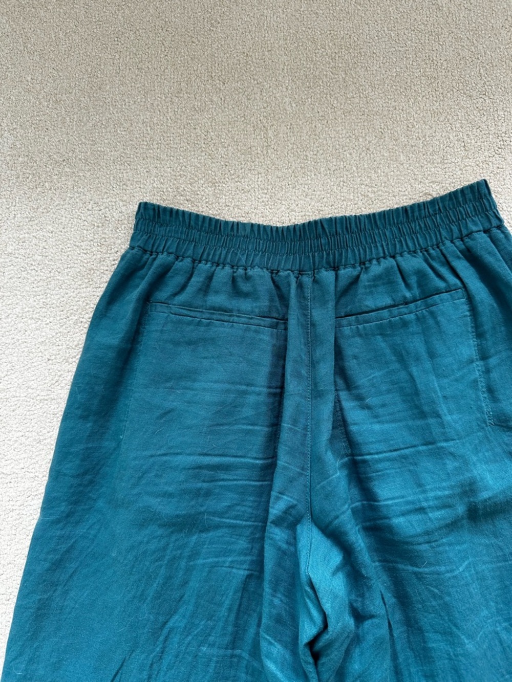 Athleta Linen Wide-Leg Crop Pants - Picture 8 of 8